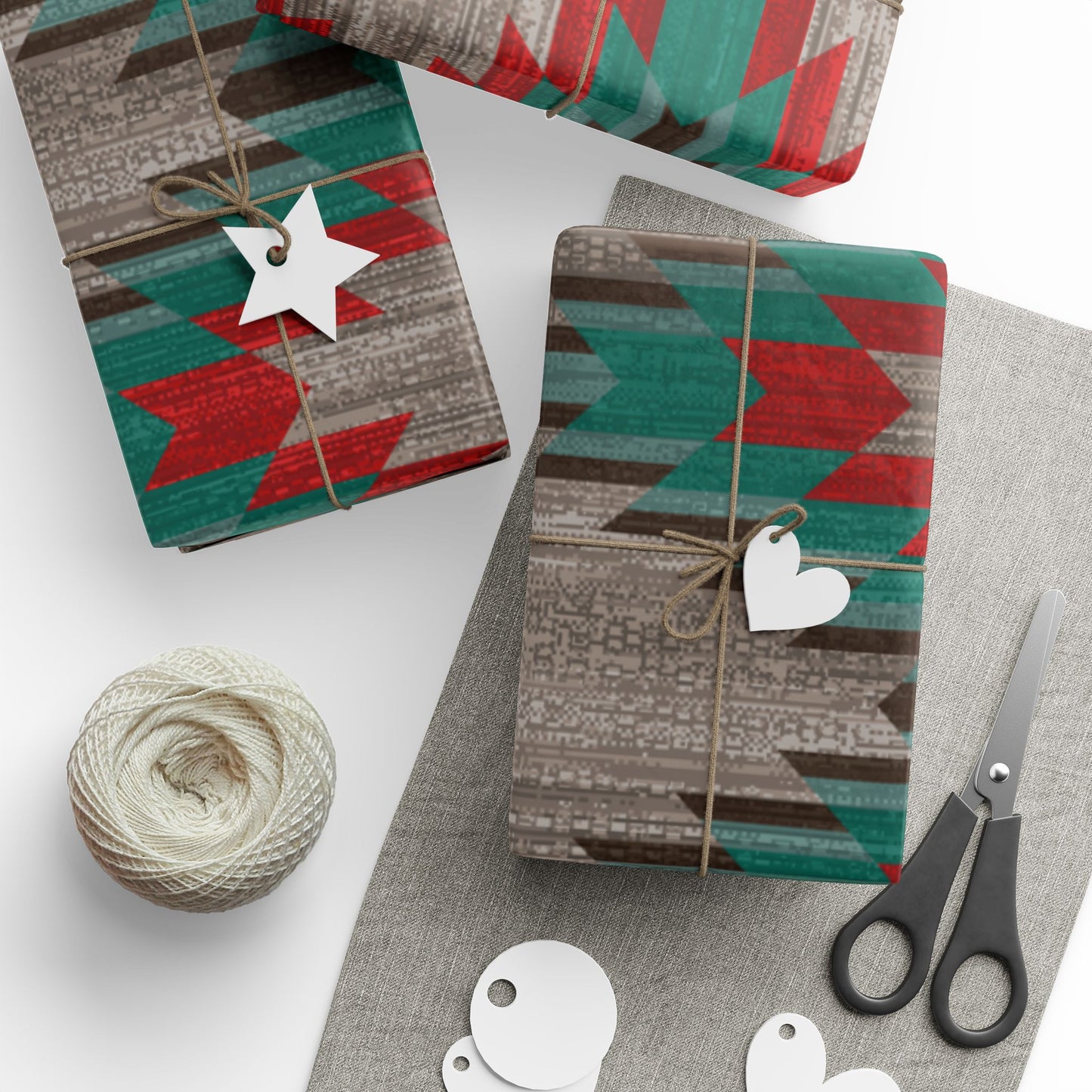 Stylish Western Wrapping Paper