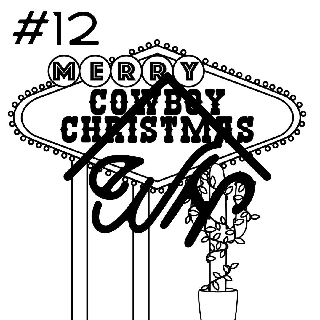 Kids Western Christmas Coloring Pages
