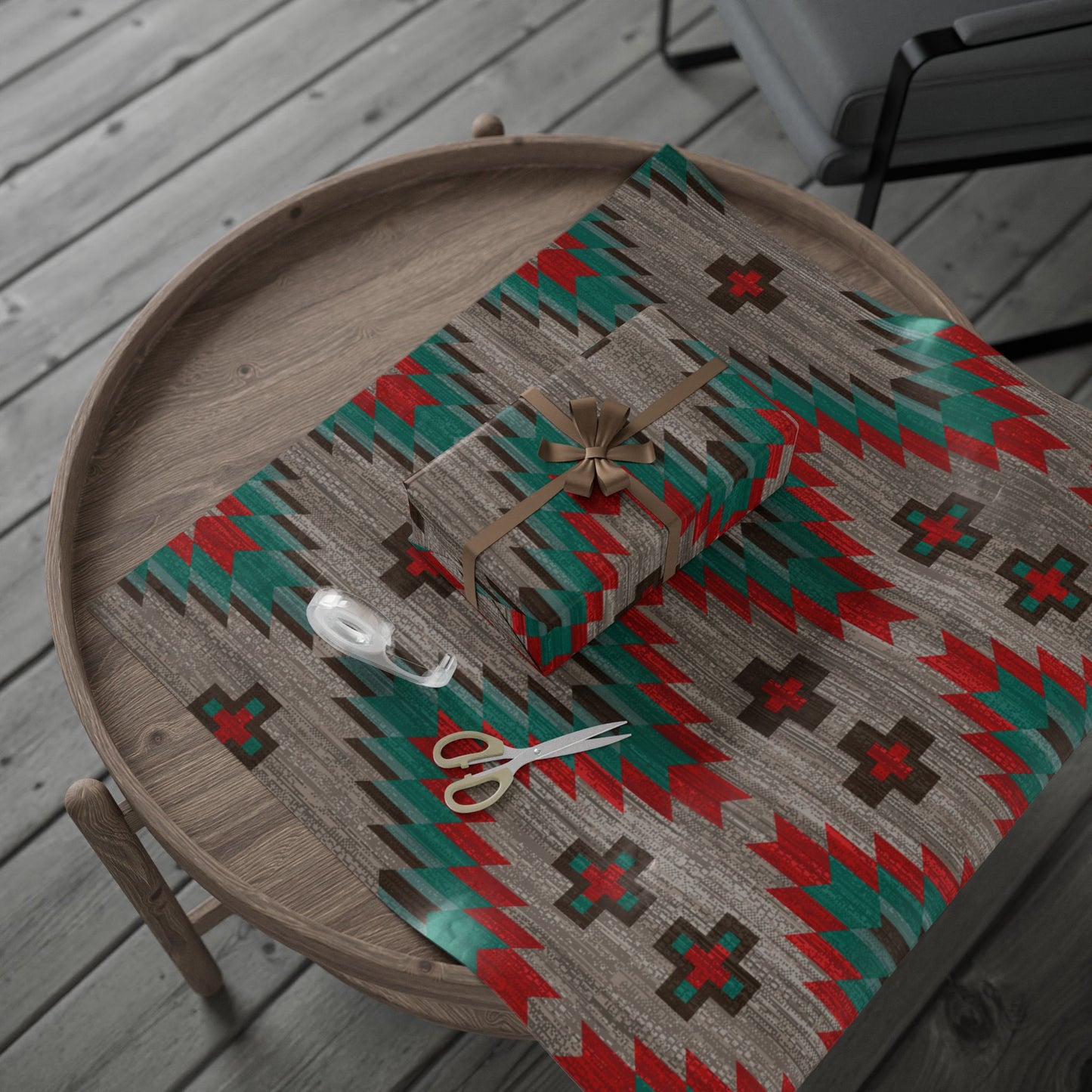 Stylish Western Wrapping Paper
