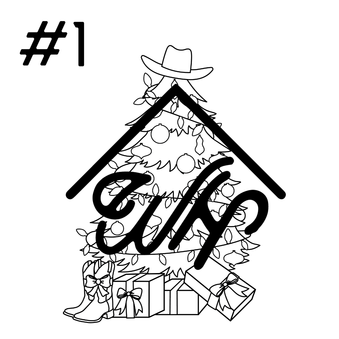 Kids Western Christmas Coloring Pages