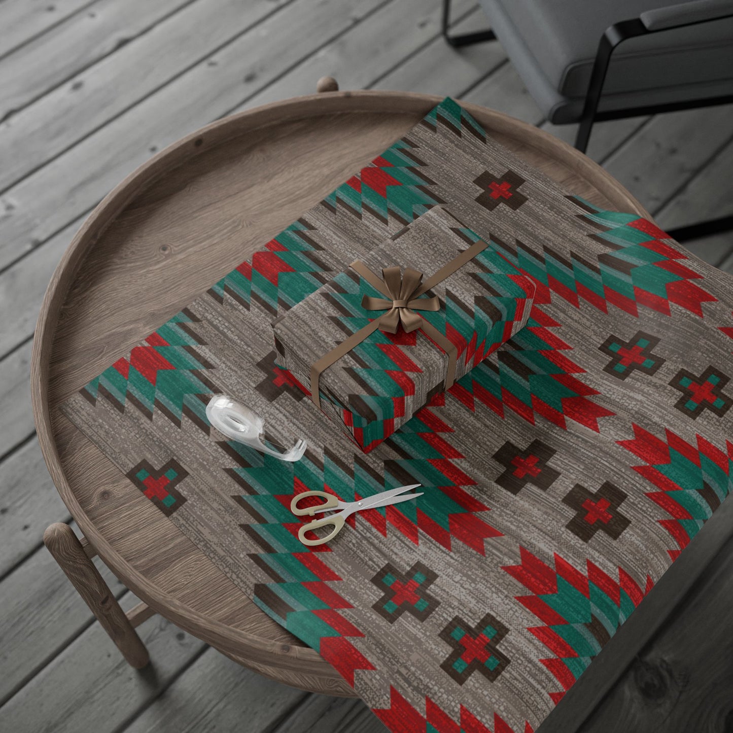 Stylish Western Wrapping Paper