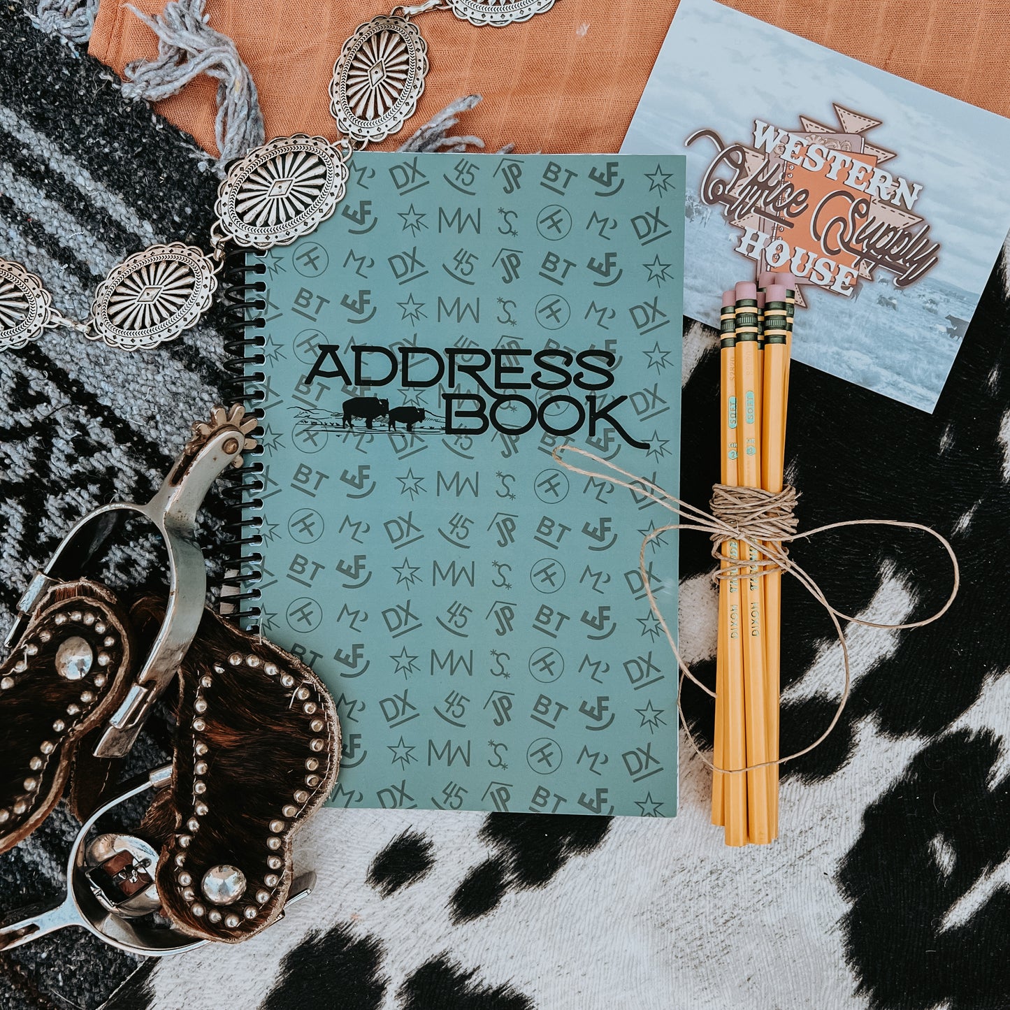 Address Book - Branded - 12 slot
