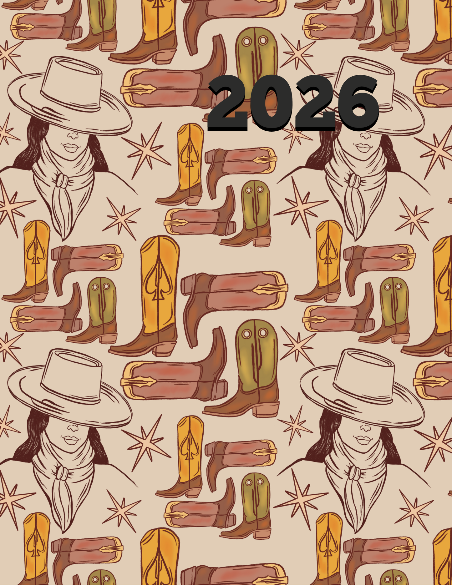 2026 Ladies And Boots Planner - Hard Cover