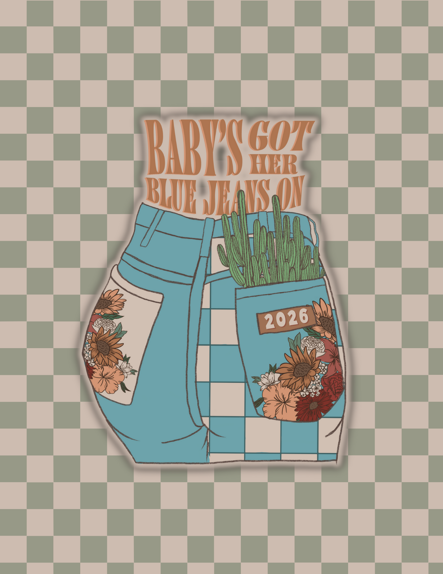 2026 Planner - Blue Jeans - Hard Cover