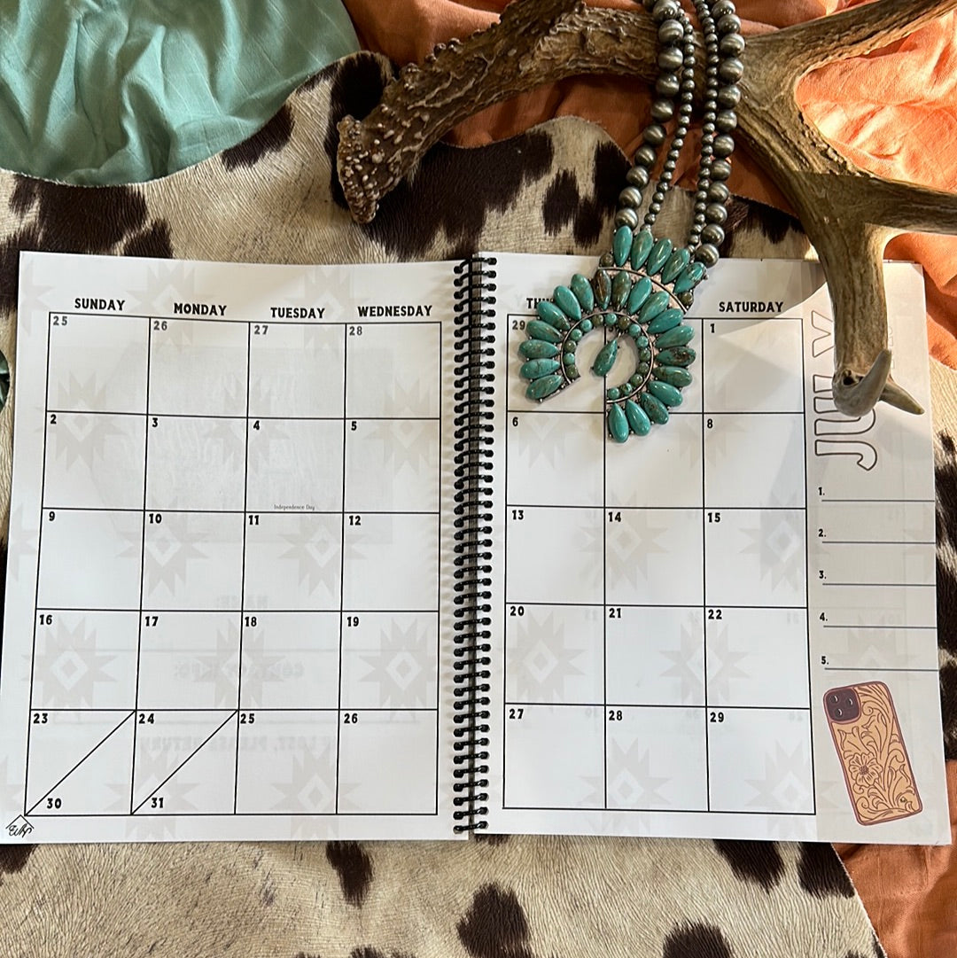 Drippin' in Turquoise- Appointment Book- Spiral