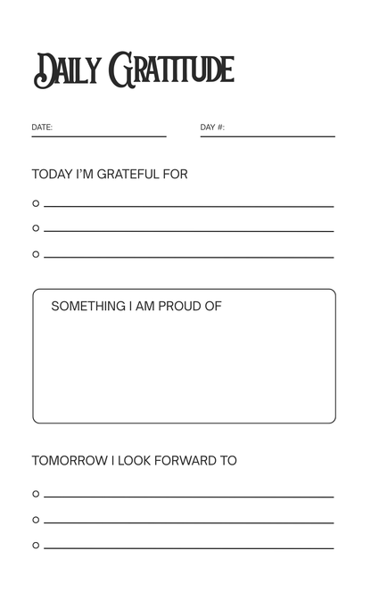 Pocket Size - Gratitude Journal
