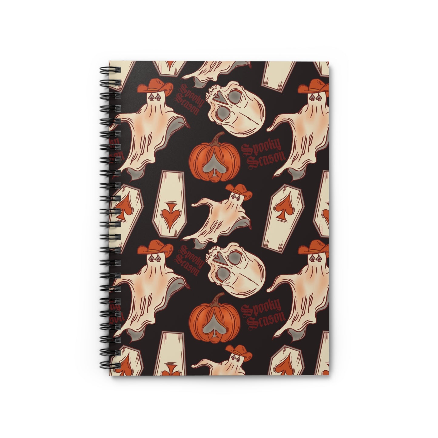 Spooky Western Themed Spiral Notebook