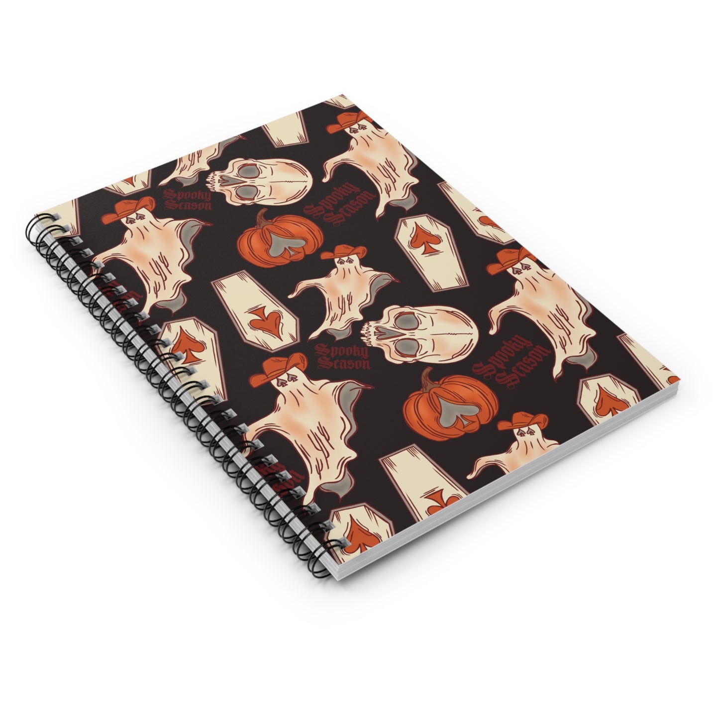 Spooky Western Themed Spiral Notebook
