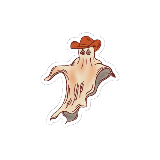 Cowboy Ghost Stickers