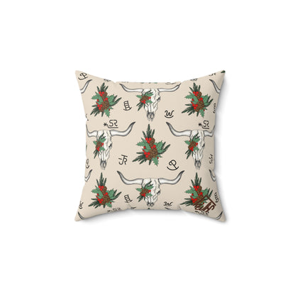 Christmas "Steer" Pillow