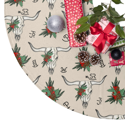 Rustic Boho Christmas Tree Skirt