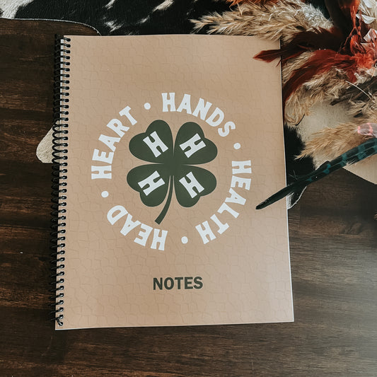 4-H Lined Notebook