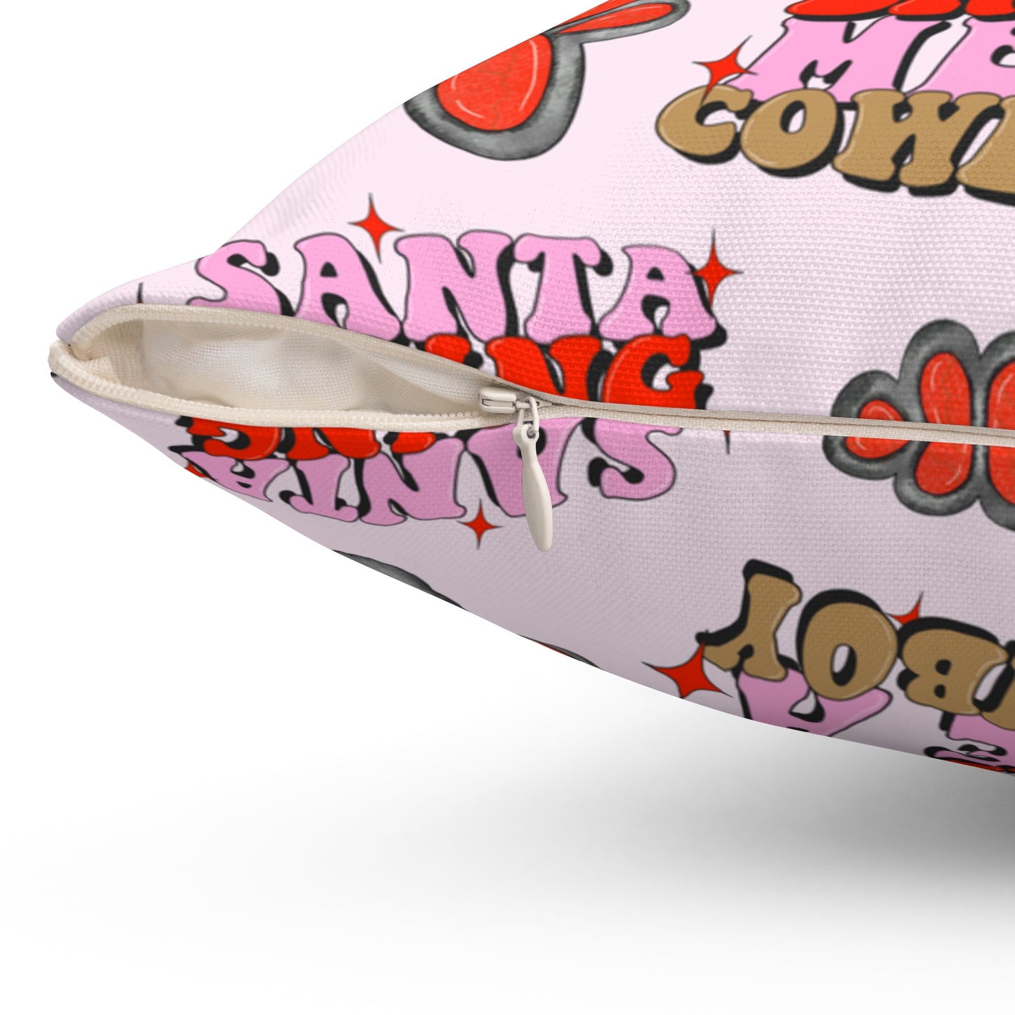 Santa Bring Me a Cowboy Pillow