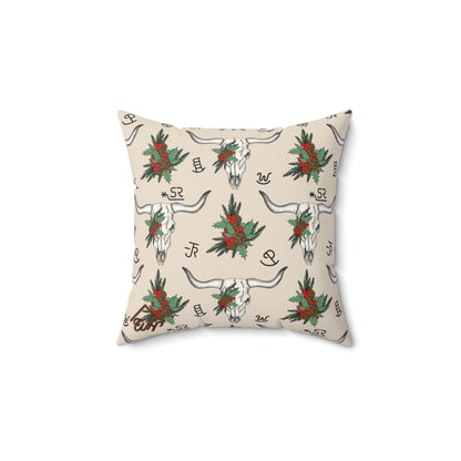 Christmas "Steer" Pillow