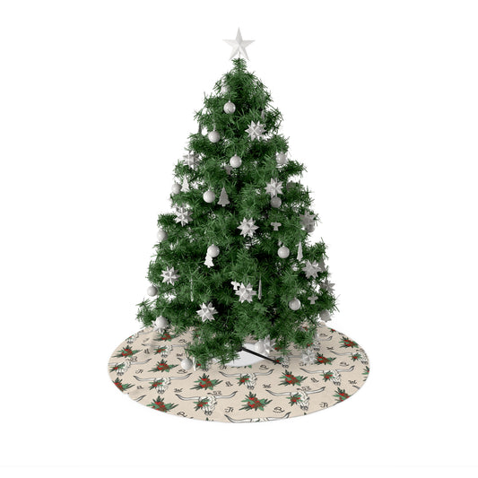 Rustic Boho Christmas Tree Skirt