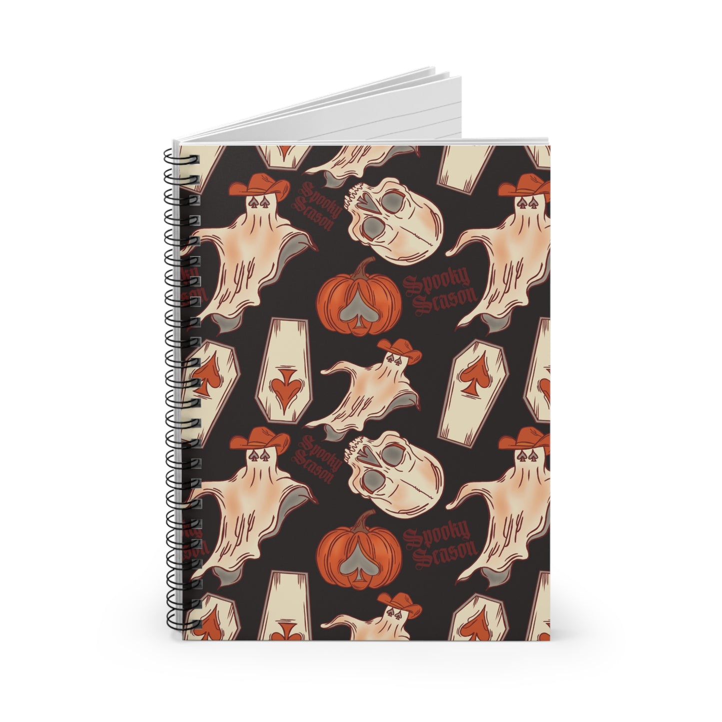 Spooky Western Themed Spiral Notebook