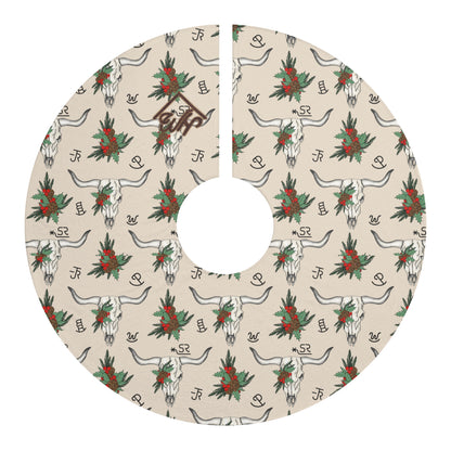 Rustic Boho Christmas Tree Skirt