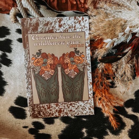 Bible Journal -Wildflower Cover