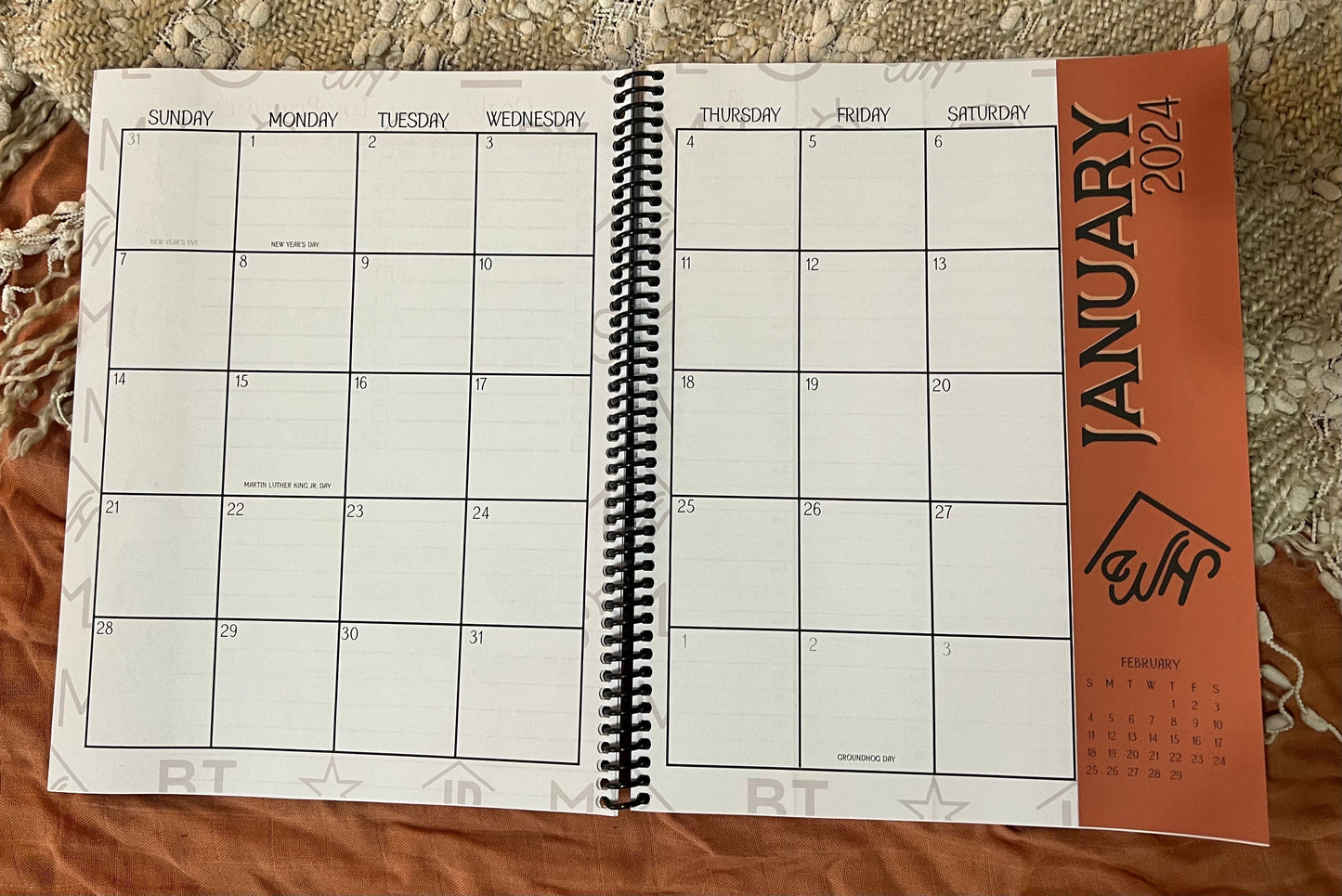 2024 Monthly Planner - Branded - Purse Size