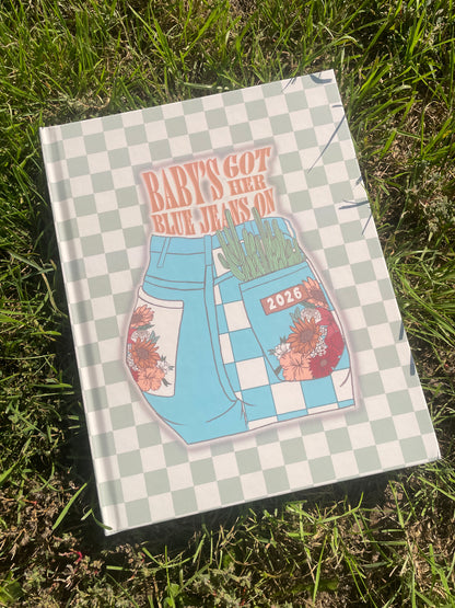2026 Planner - Blue Jeans - Hard Cover