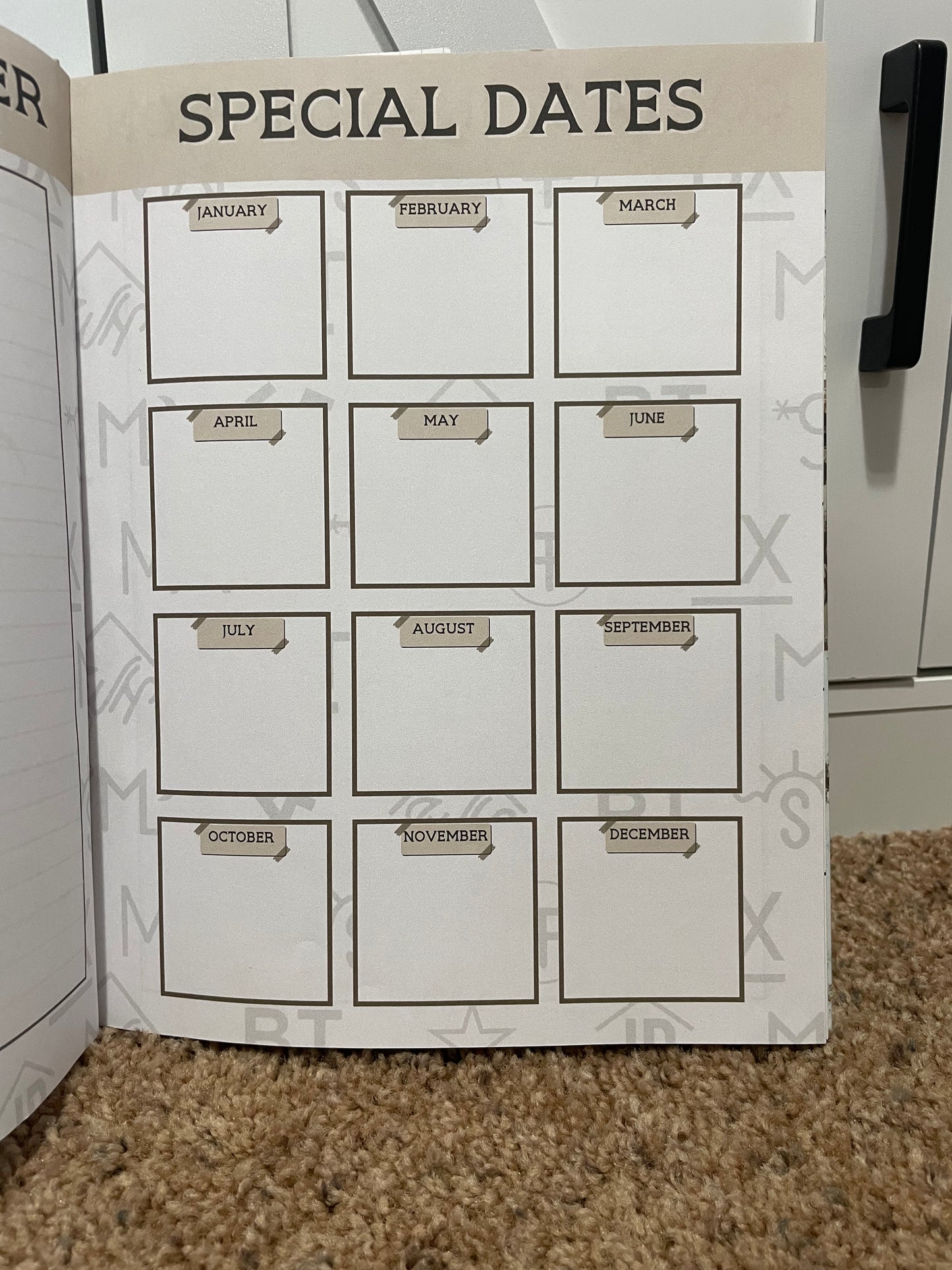 26-27 Teacher Planner - Watercolor Steer