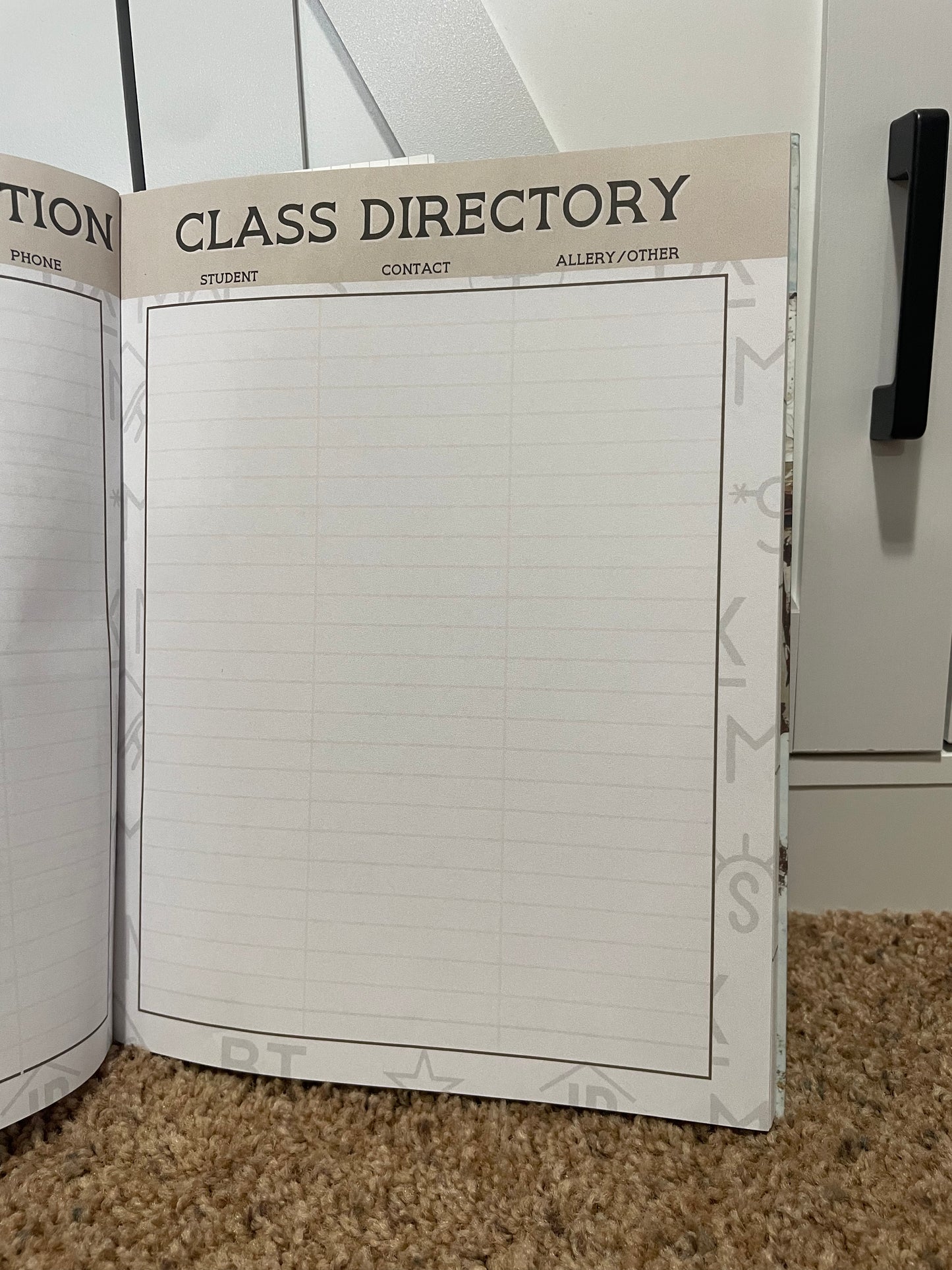 26-27 Teacher Planner - Watercolor Steer