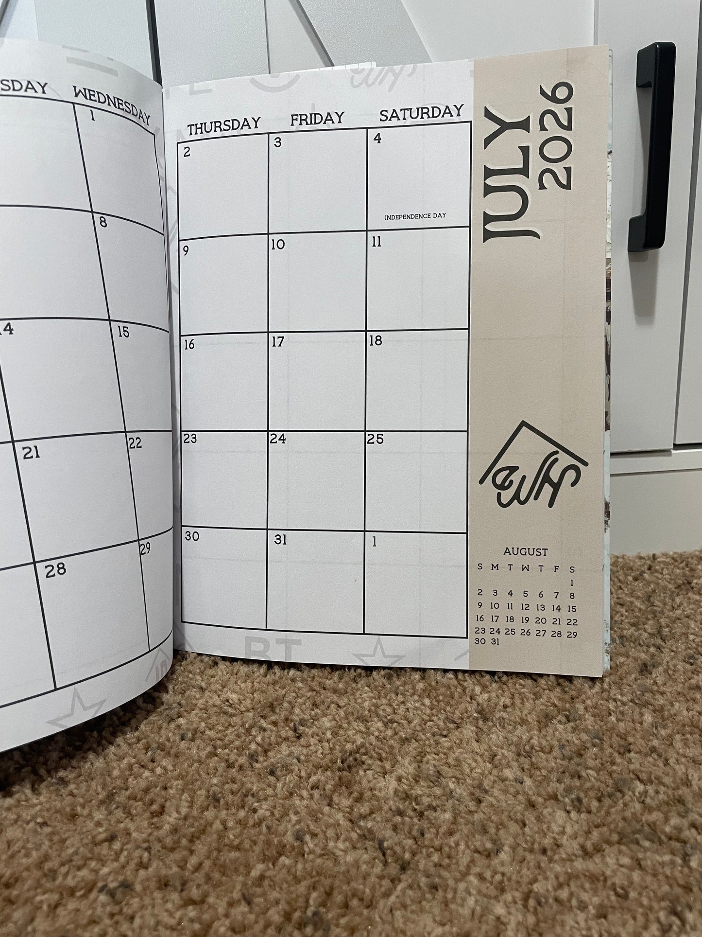 26-27 Teacher Planner - Watercolor Steer