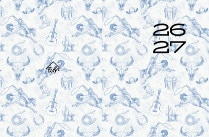 26-27 Teacher Planner - Prairie Blue