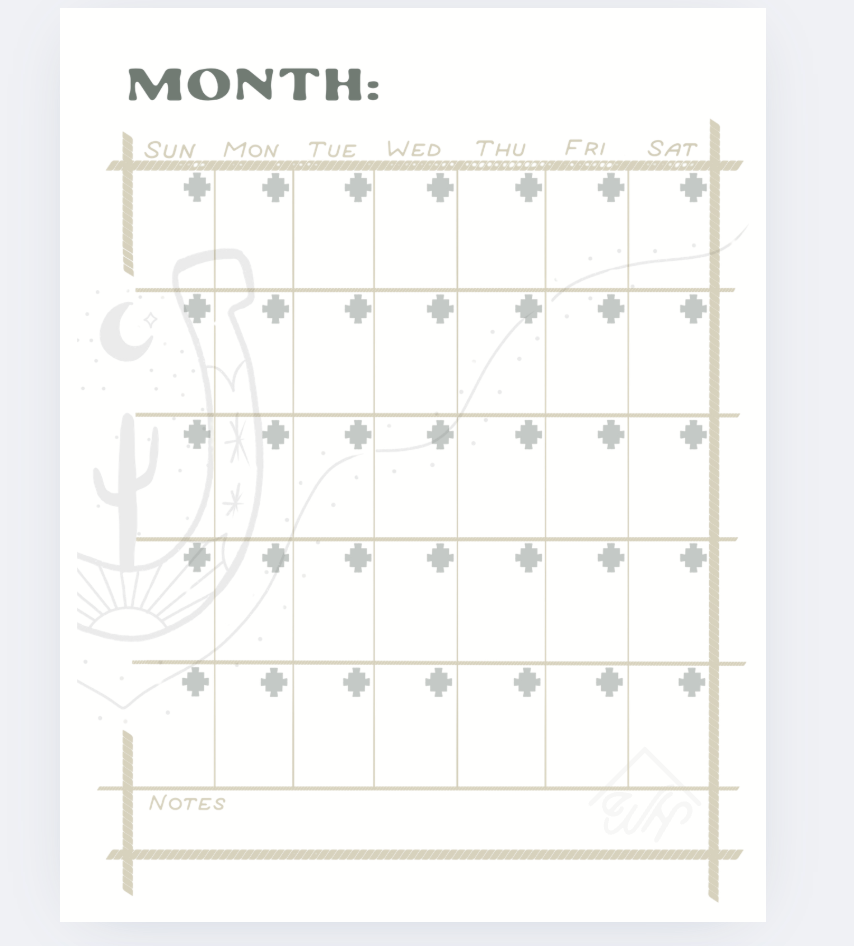 Undated 12-Month Planner - Spiral Bound