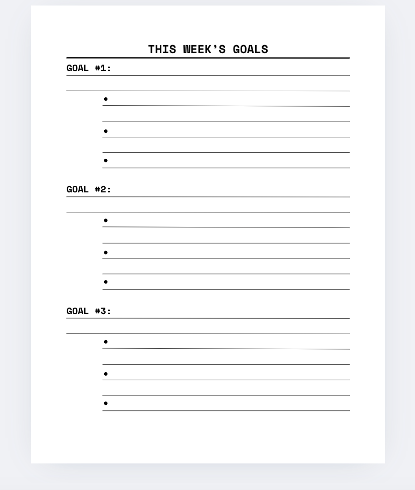 Undated 12-Month Planner - Spiral Bound