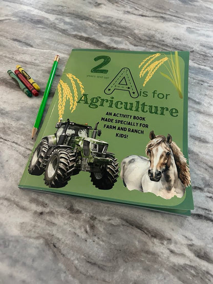 PRE-ORDER A Is For Agriculture Kids Workbook