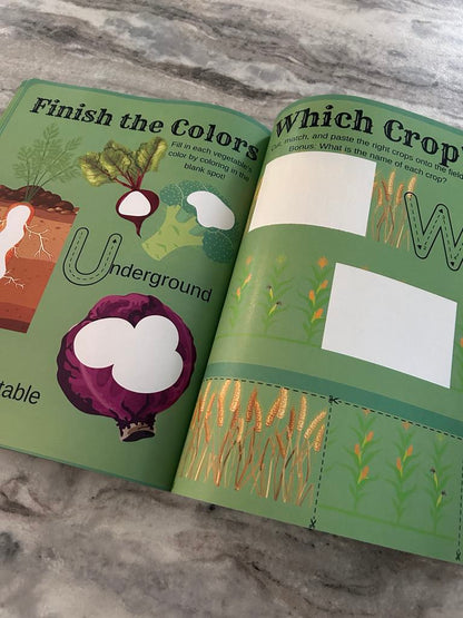 PRE-ORDER A Is For Agriculture Kids Workbook