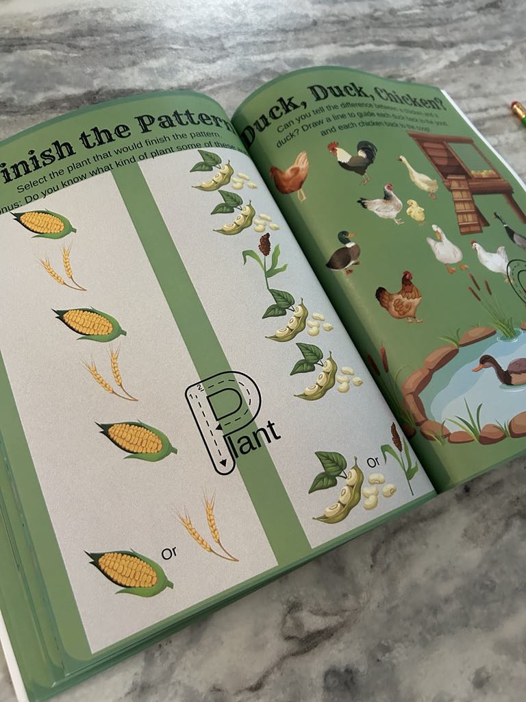 PRE-ORDER A Is For Agriculture Kids Workbook