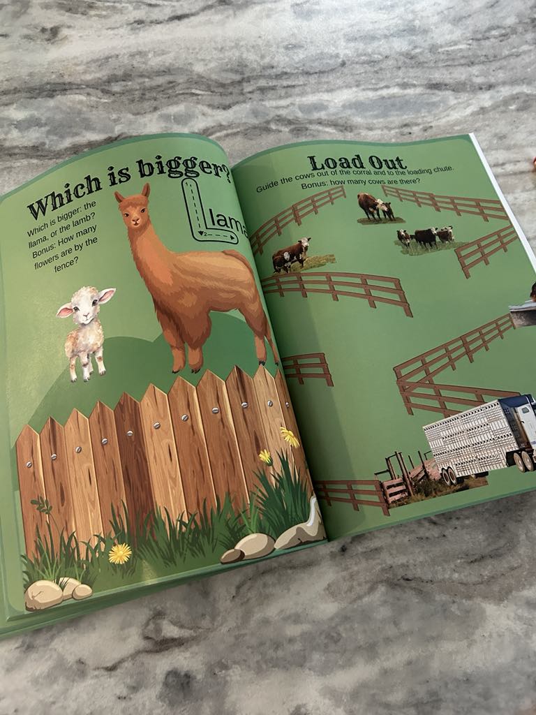 PRE-ORDER A Is For Agriculture Kids Workbook