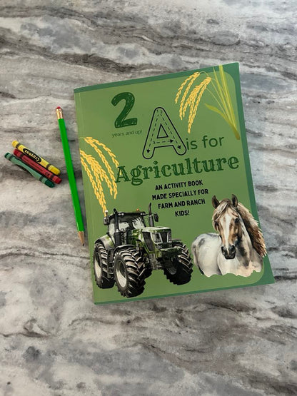 PRE-ORDER A Is For Agriculture Kids Workbook