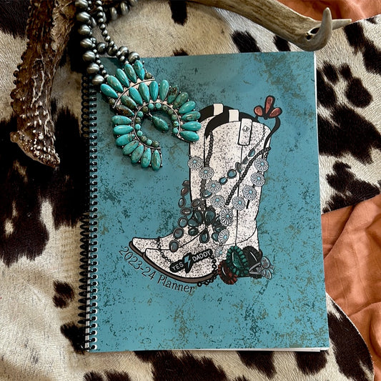 Drippin' in Turquoise- Appointment Book- Spiral