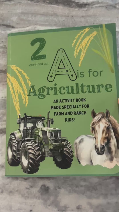 PRE-ORDER A Is For Agriculture Kids Workbook