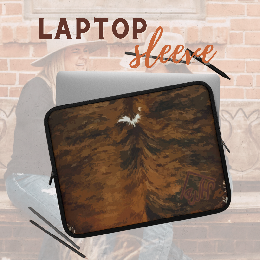 Brindle Hide Laptop Sleeve