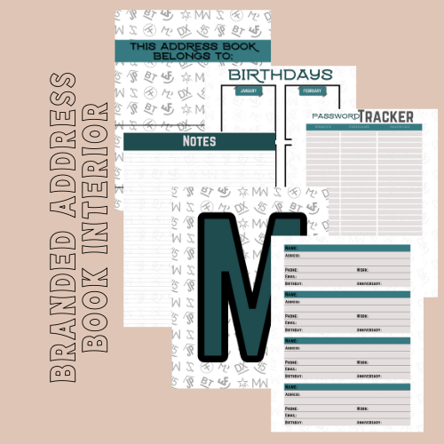 Address Book - Branded - 20 slot