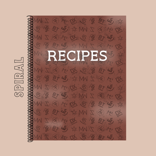 Recipe Book - Branded - Spiral