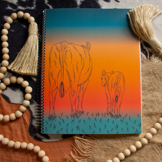 Cow/Calf Tracking Book- Sunset Cover- Spiral